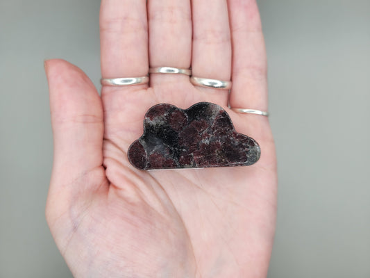 Firecracker Garnet Cloud Carving