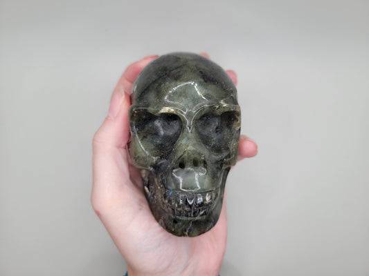 Labradorite Skull