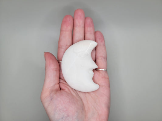 Milky Quartz Moon