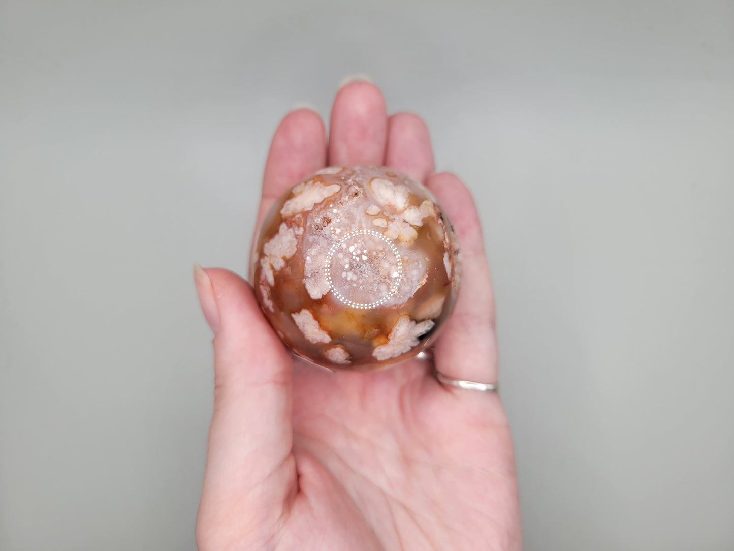 Flower Agate Sphere