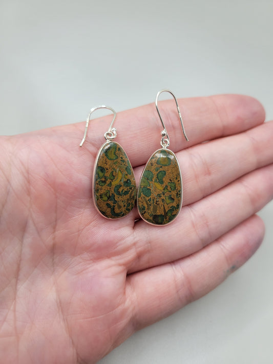 Bamboo Jasper Earrings