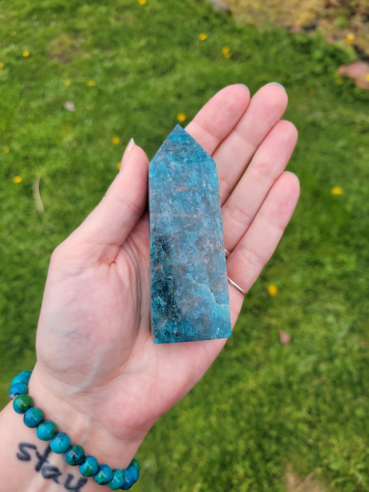 Blue Apatite Tower