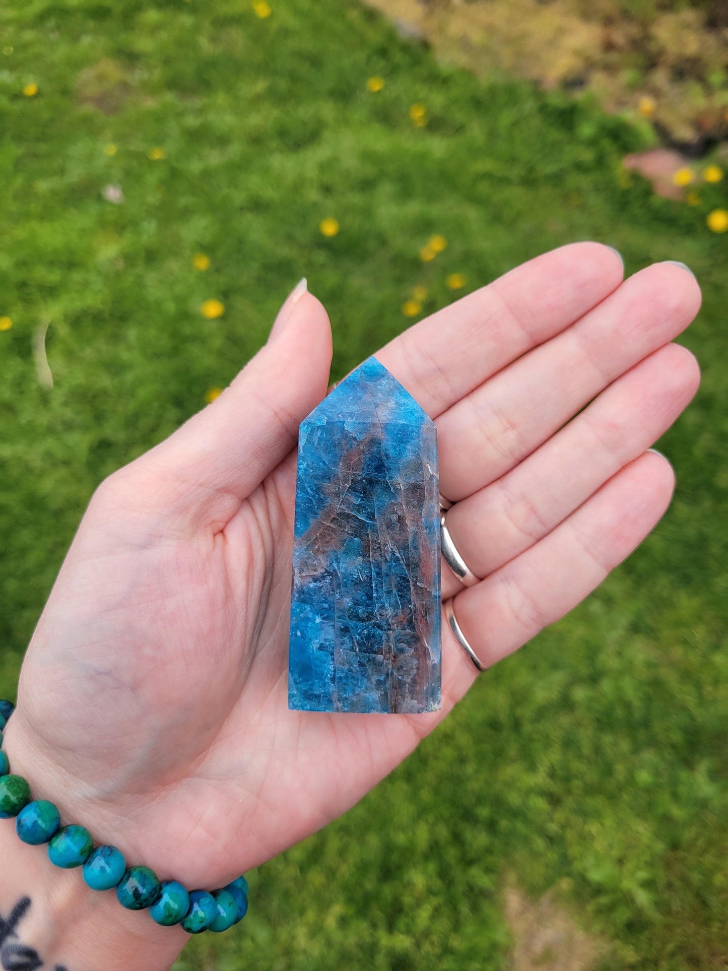 Blue Apatite Tower