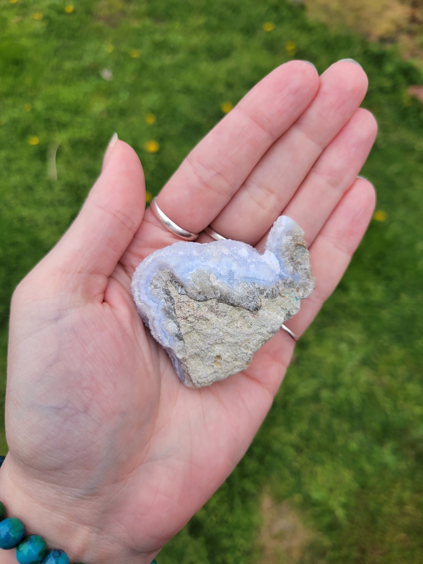 Rough Blue Lace Agate