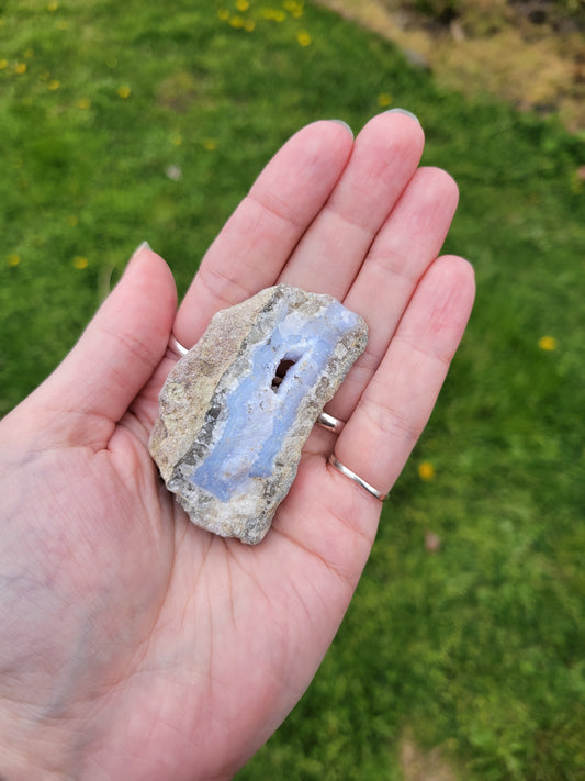 Rough Blue Lace Agate