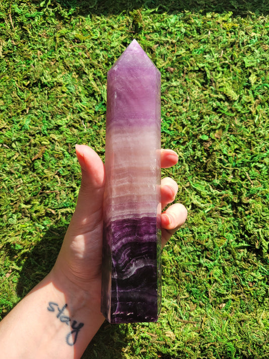 Silk Fluorite Tower