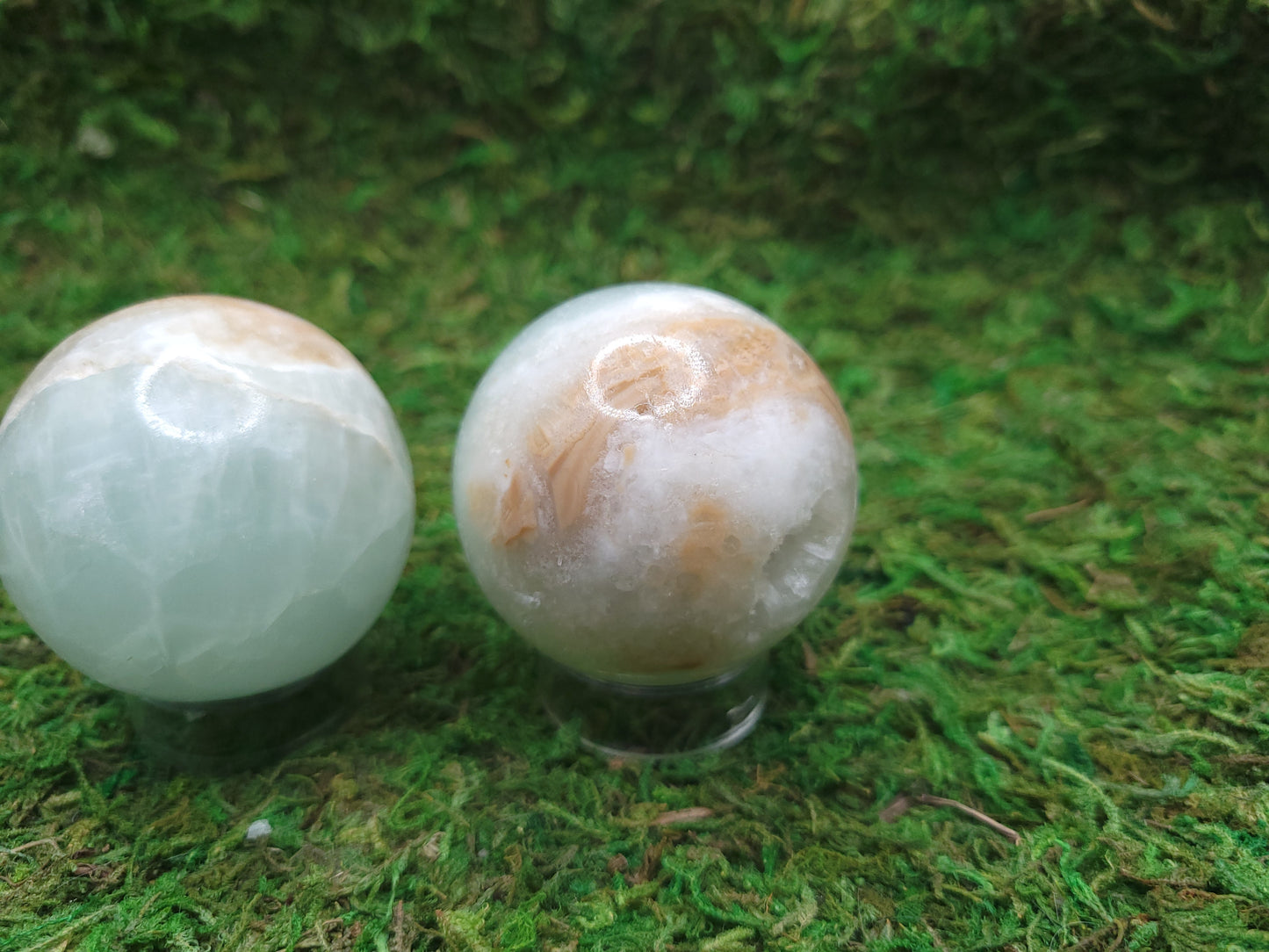 Pistachio Calcite Sphere