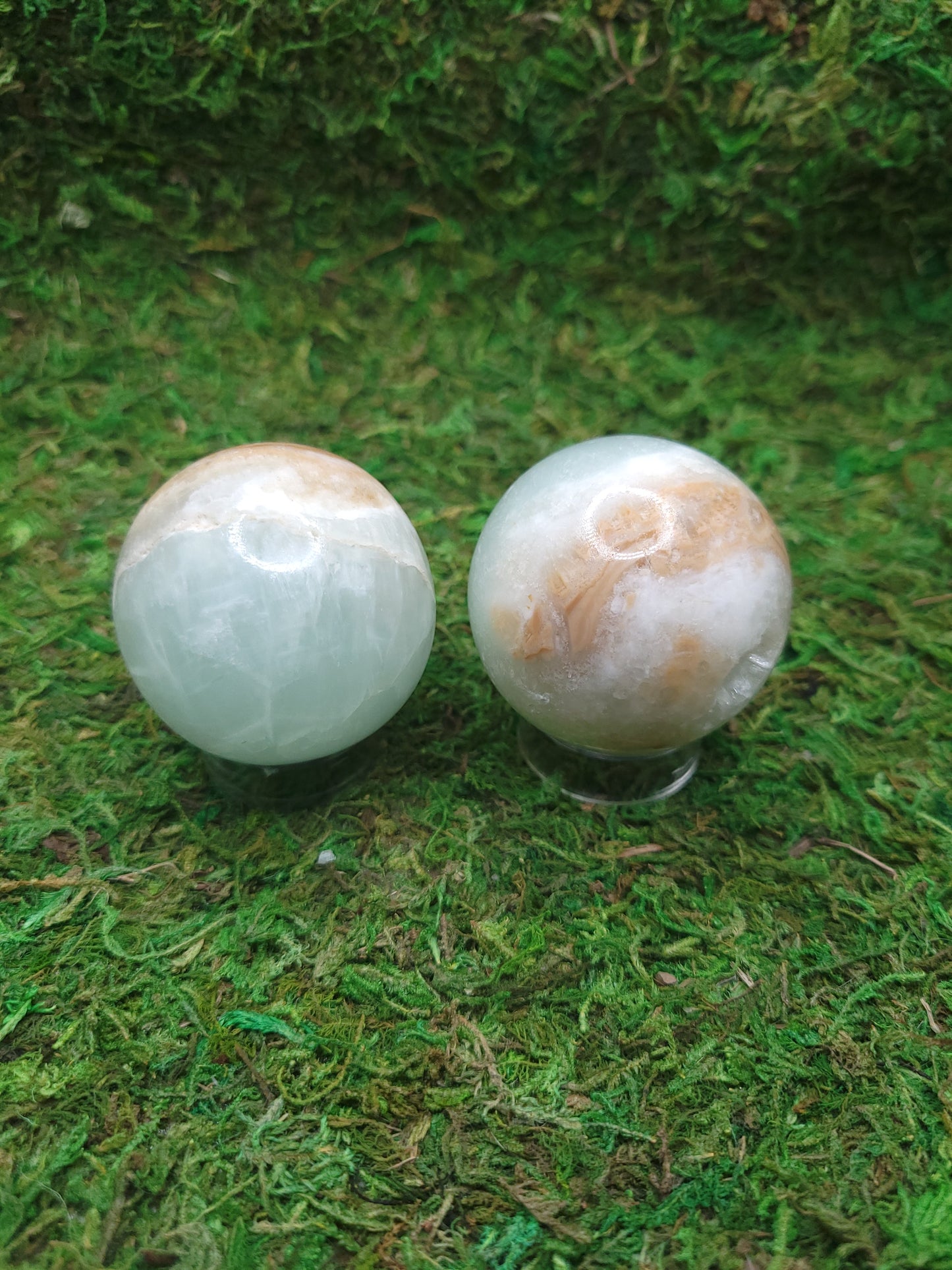 Pistachio Calcite Sphere