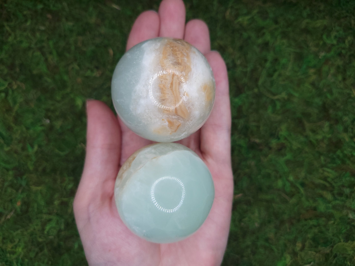 Pistachio Calcite Sphere