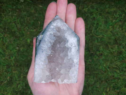Agate Drusy Tower