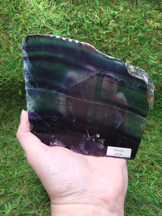 Rainbow Fluorite Slab