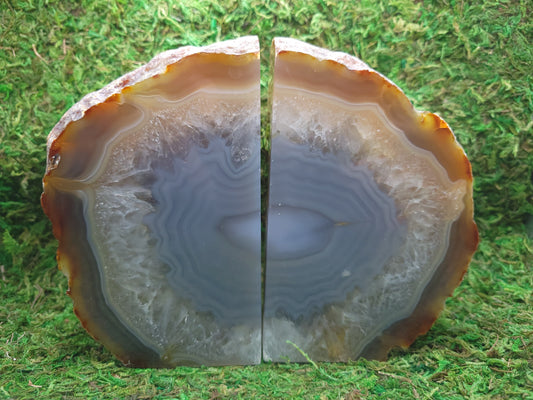 Agate Bookends
