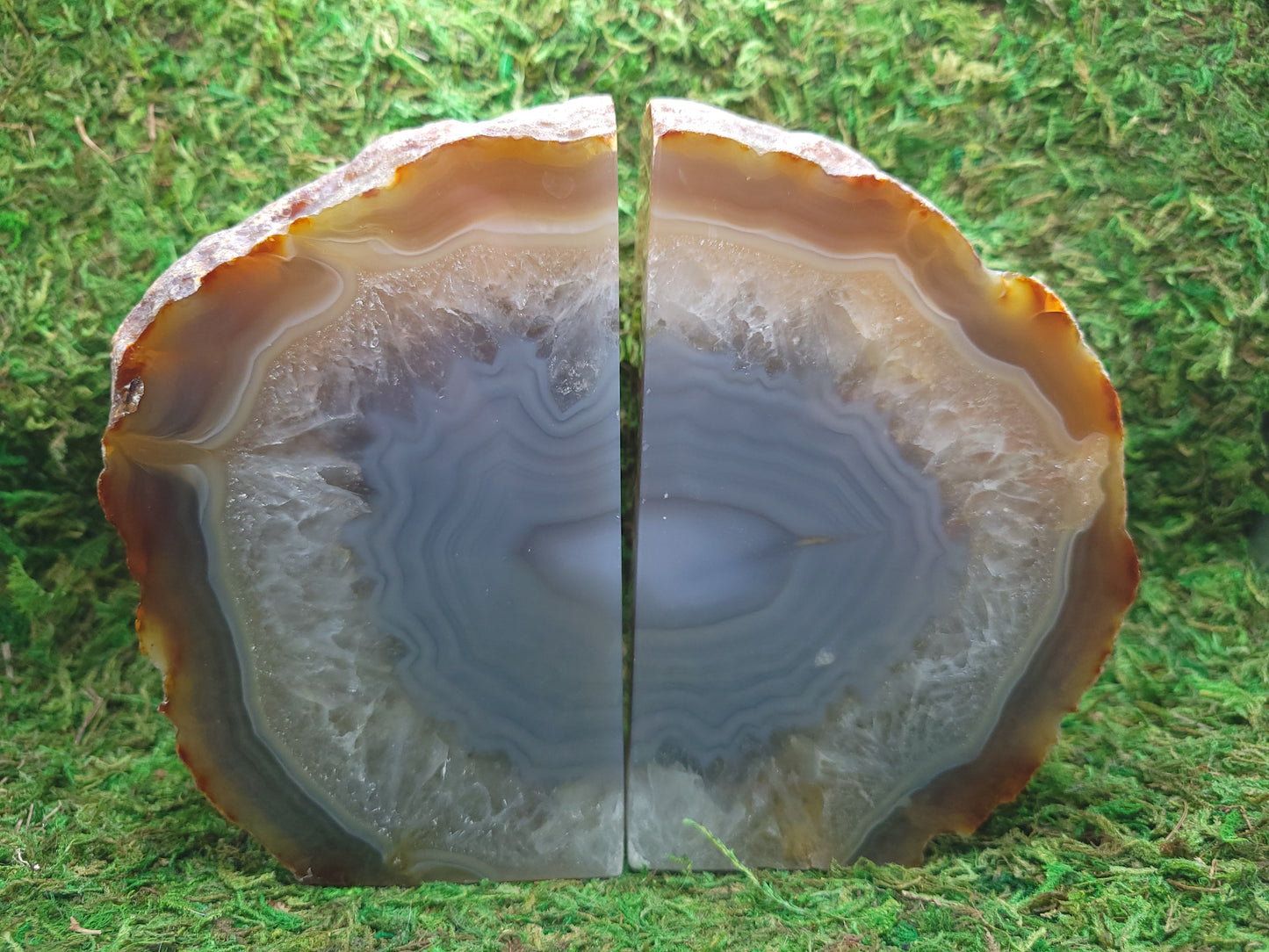 Agate Bookends