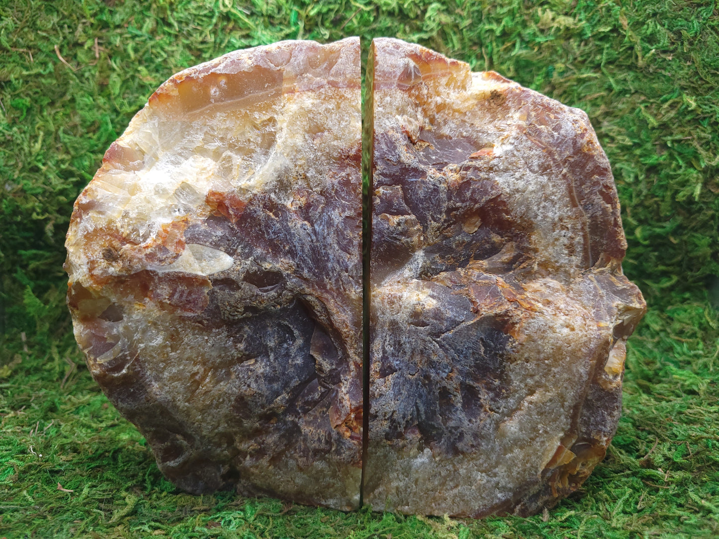 Agate Bookends