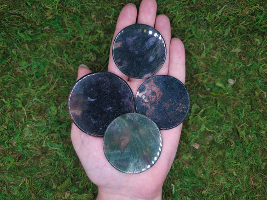 Moss Agate Coins