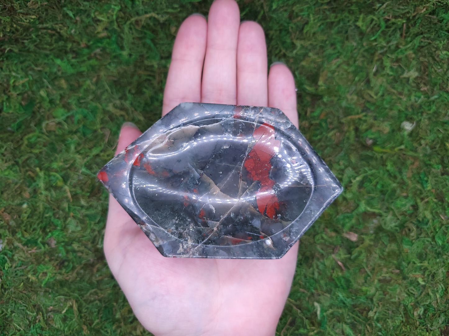 Bloodstone Hexagon Bowl