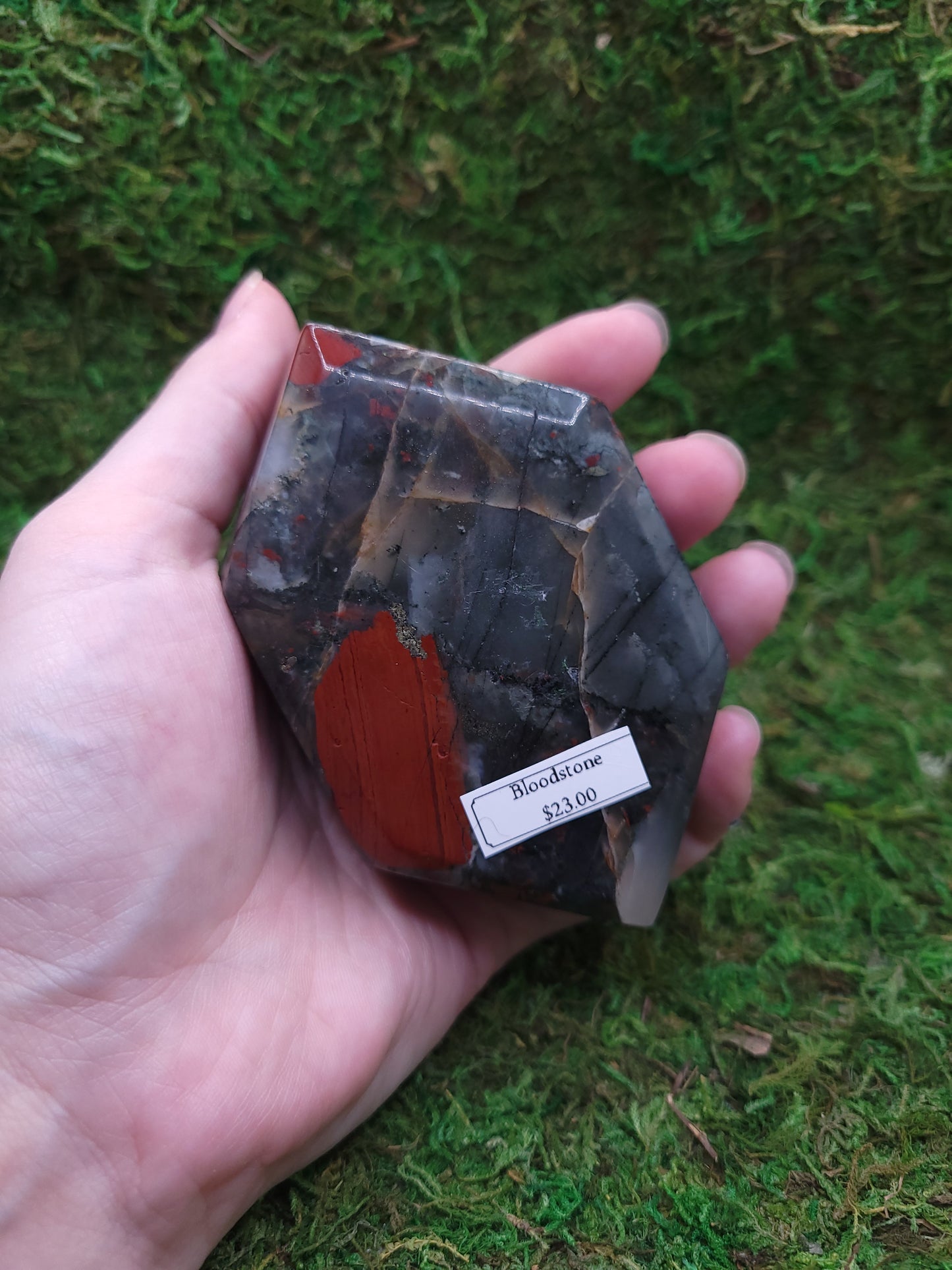 Bloodstone Hexagon Bowl