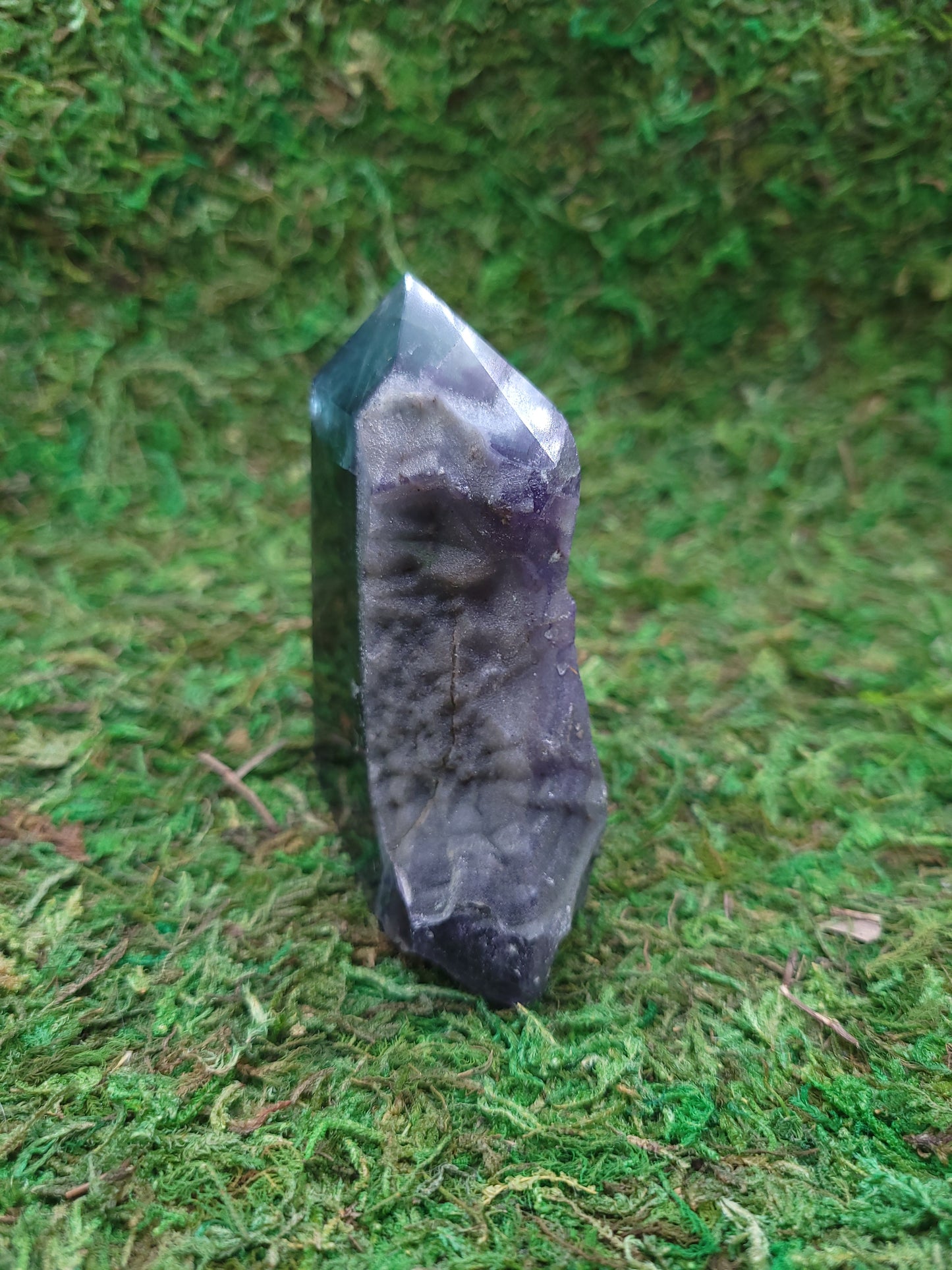 Rainbow Fluorite Drusy Tower