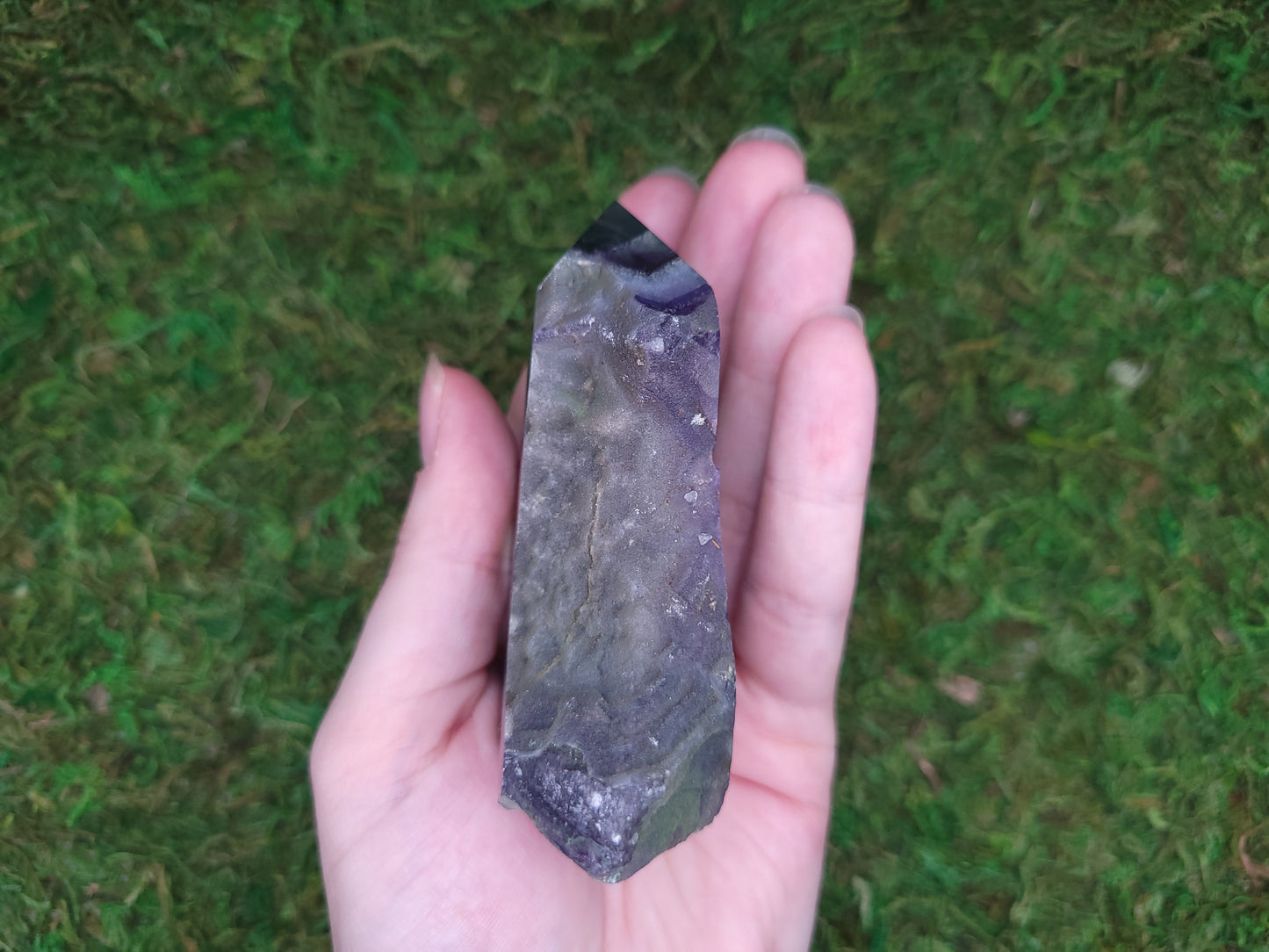 Rainbow Fluorite Drusy Tower