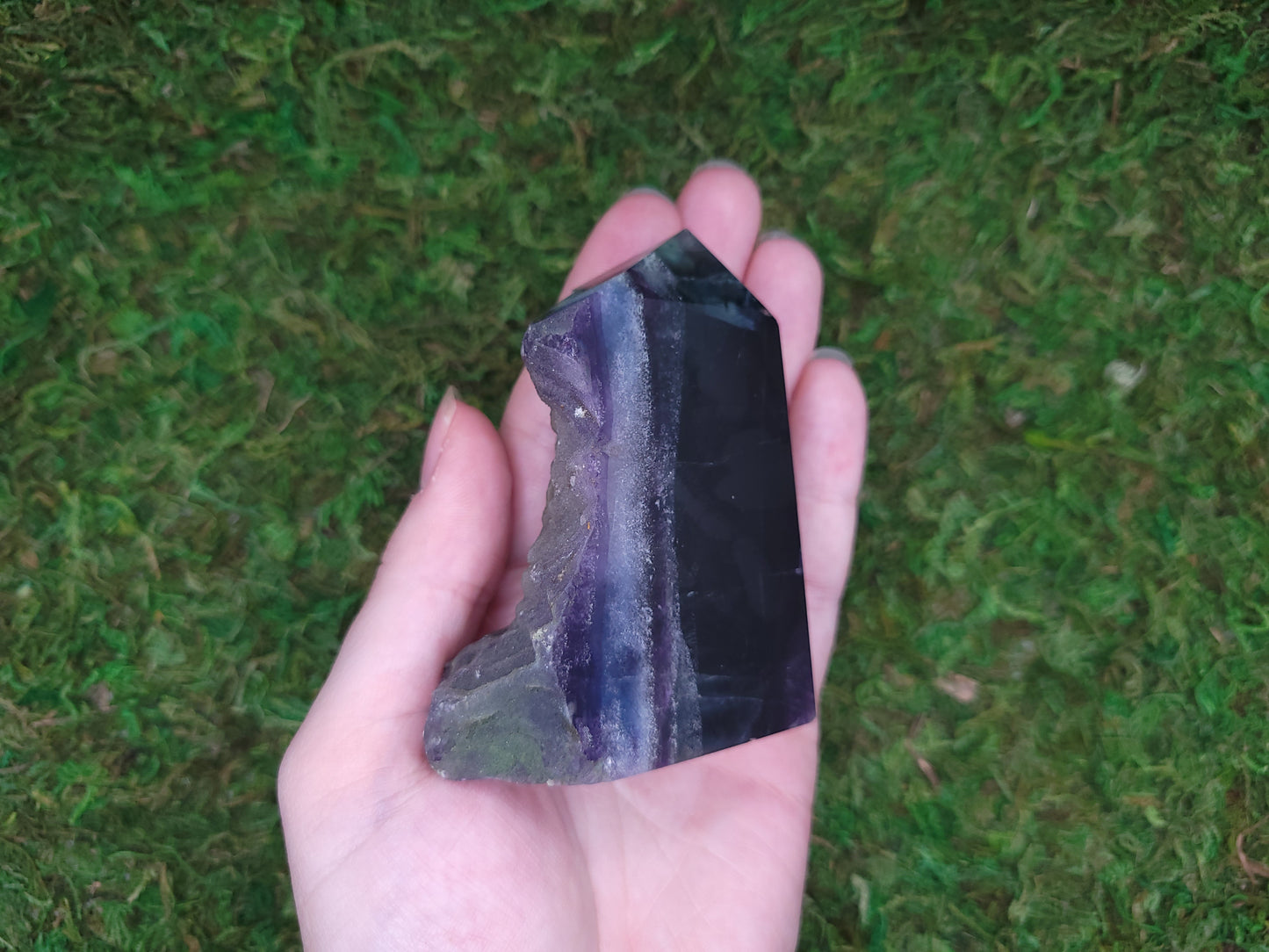 Rainbow Fluorite Drusy Tower