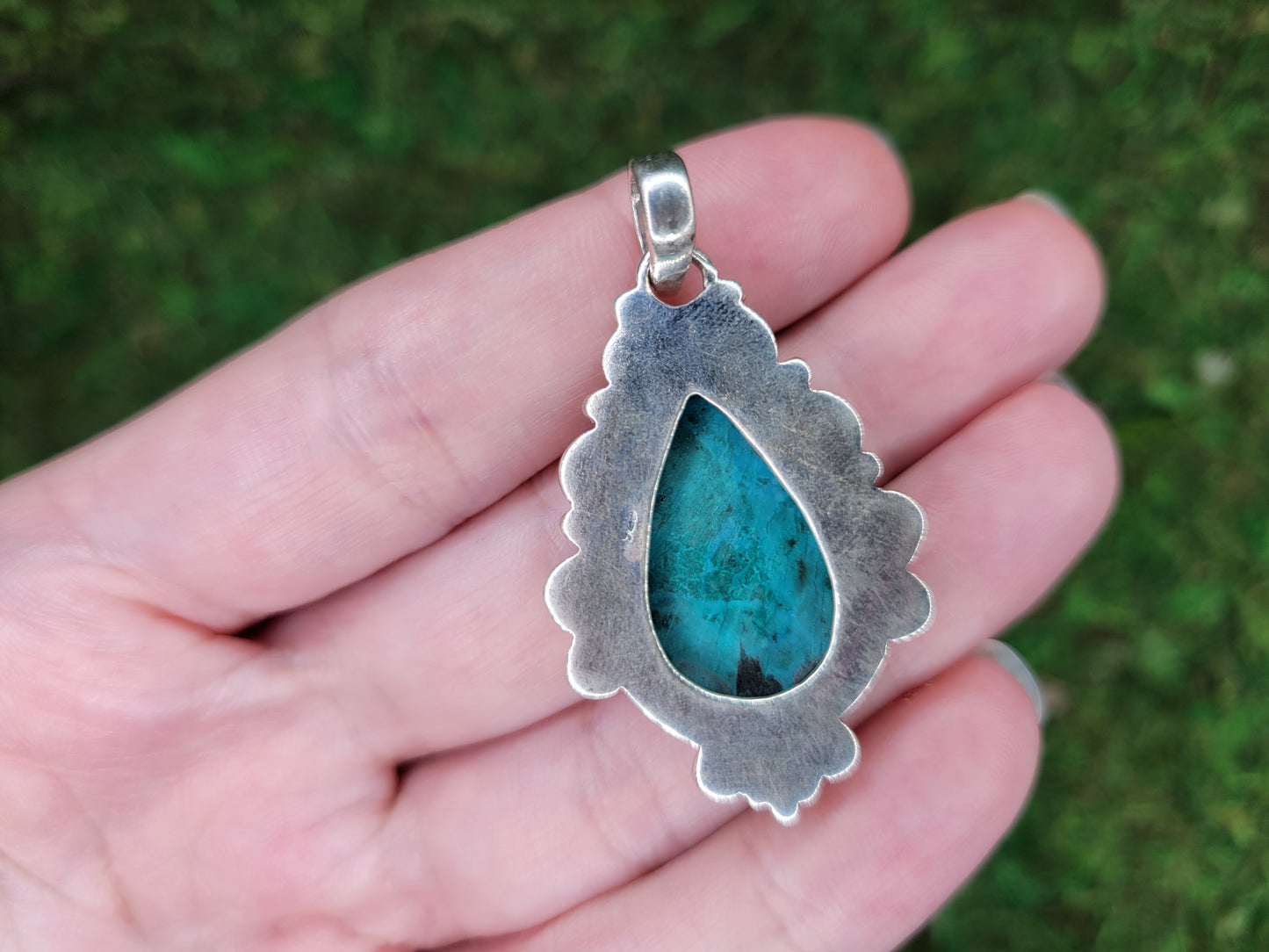 Shattuckite Pendant