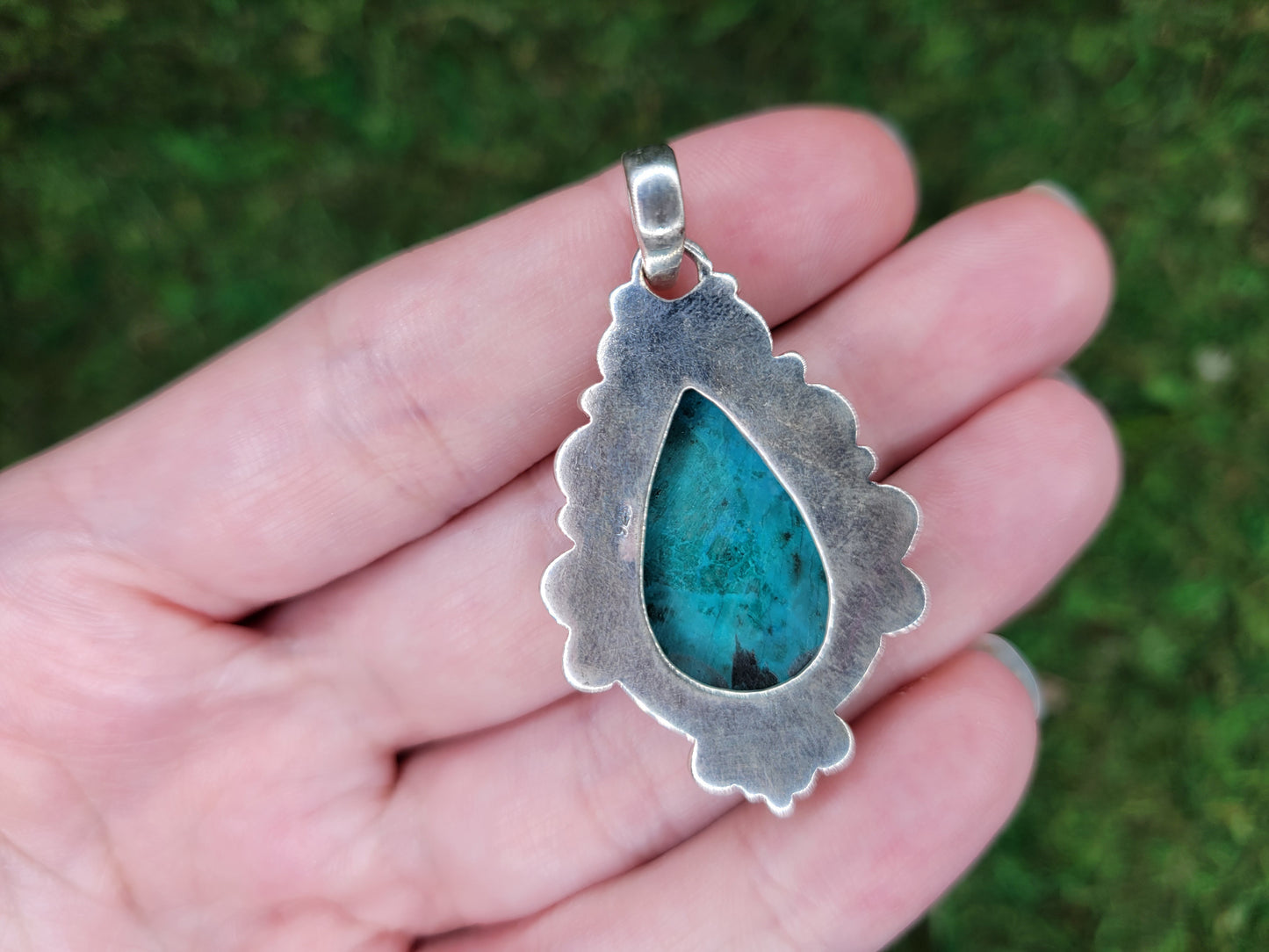 Shattuckite Pendant