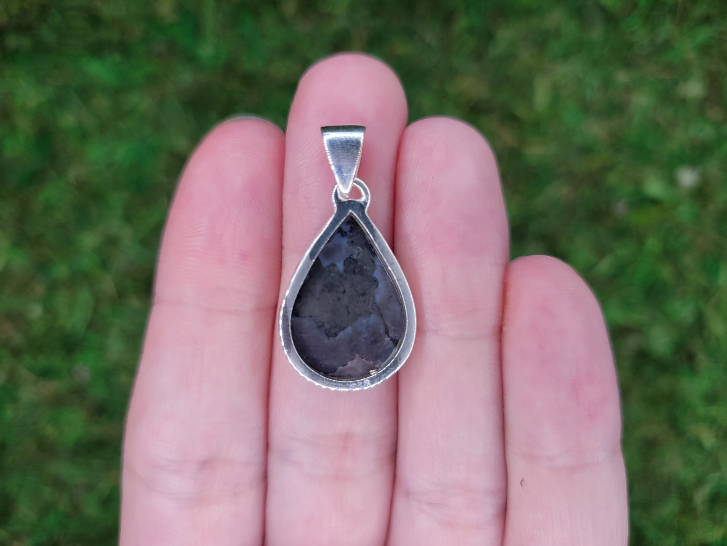 Indigo Gabbro Pendant