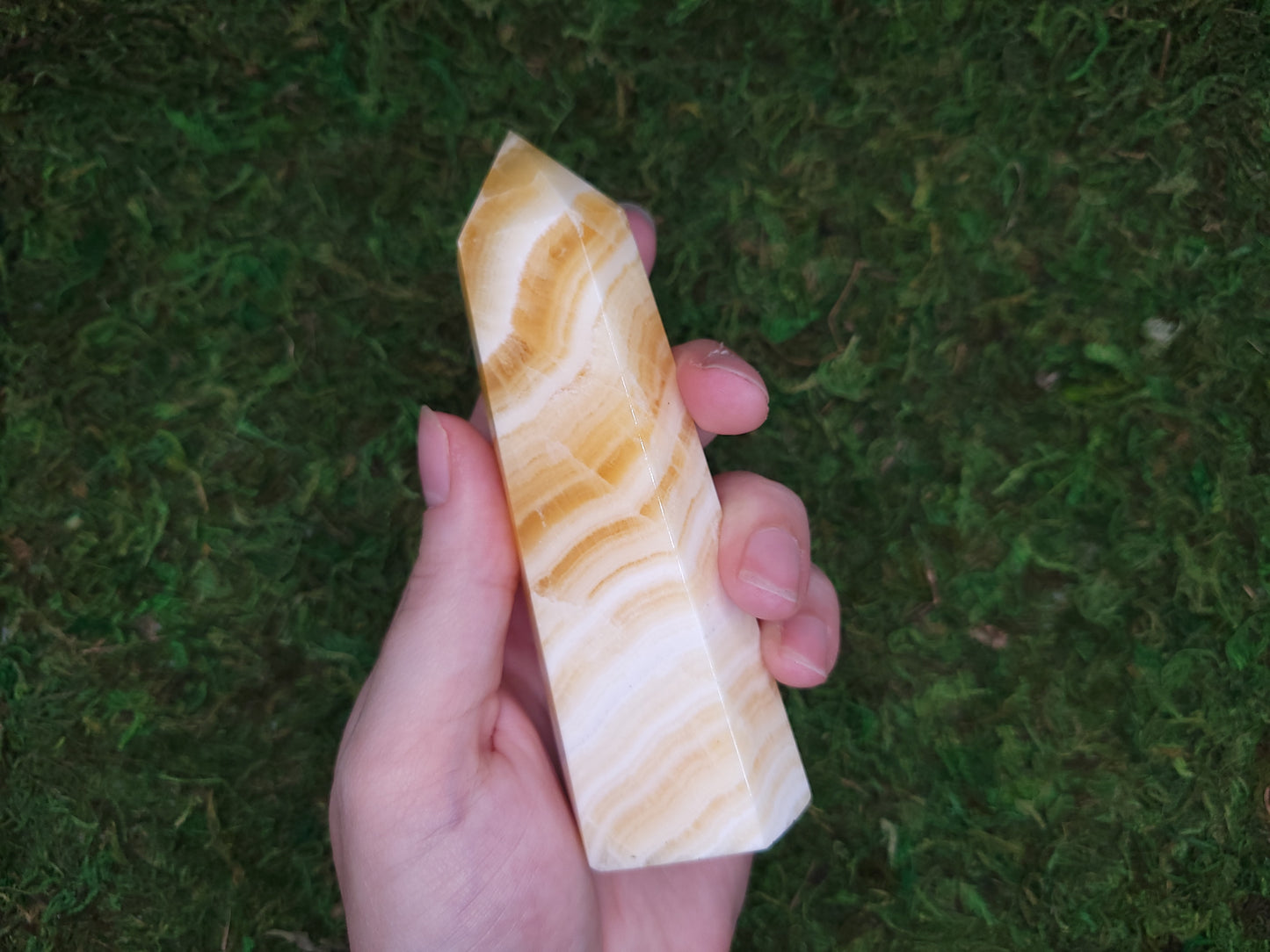 Orange Calcite Tower