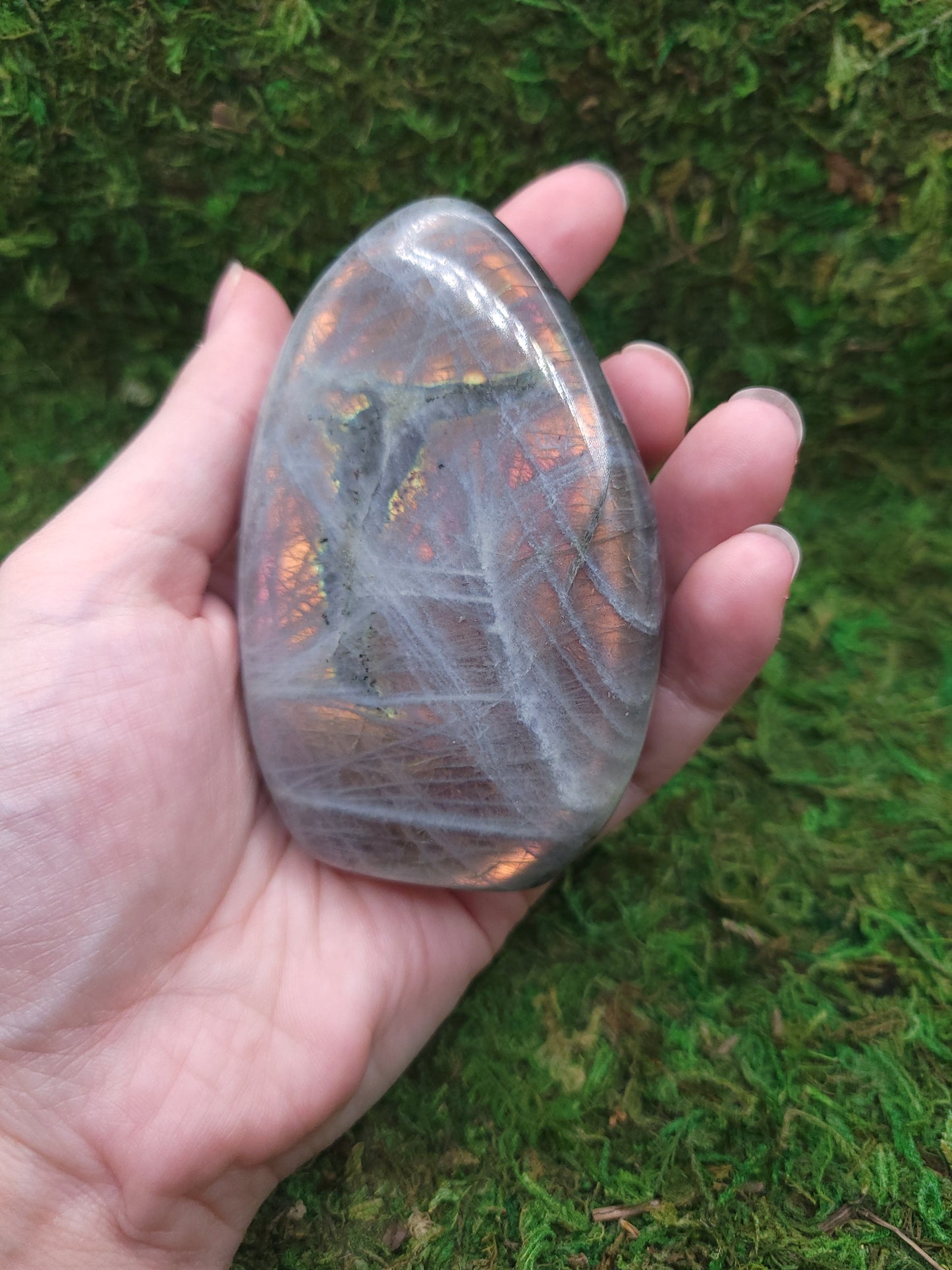 Labradorite Freeform - Pink/Orange