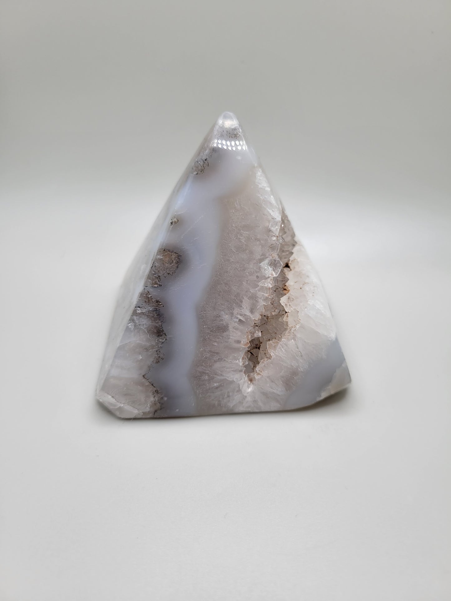 Shark Head Agate Pyramid