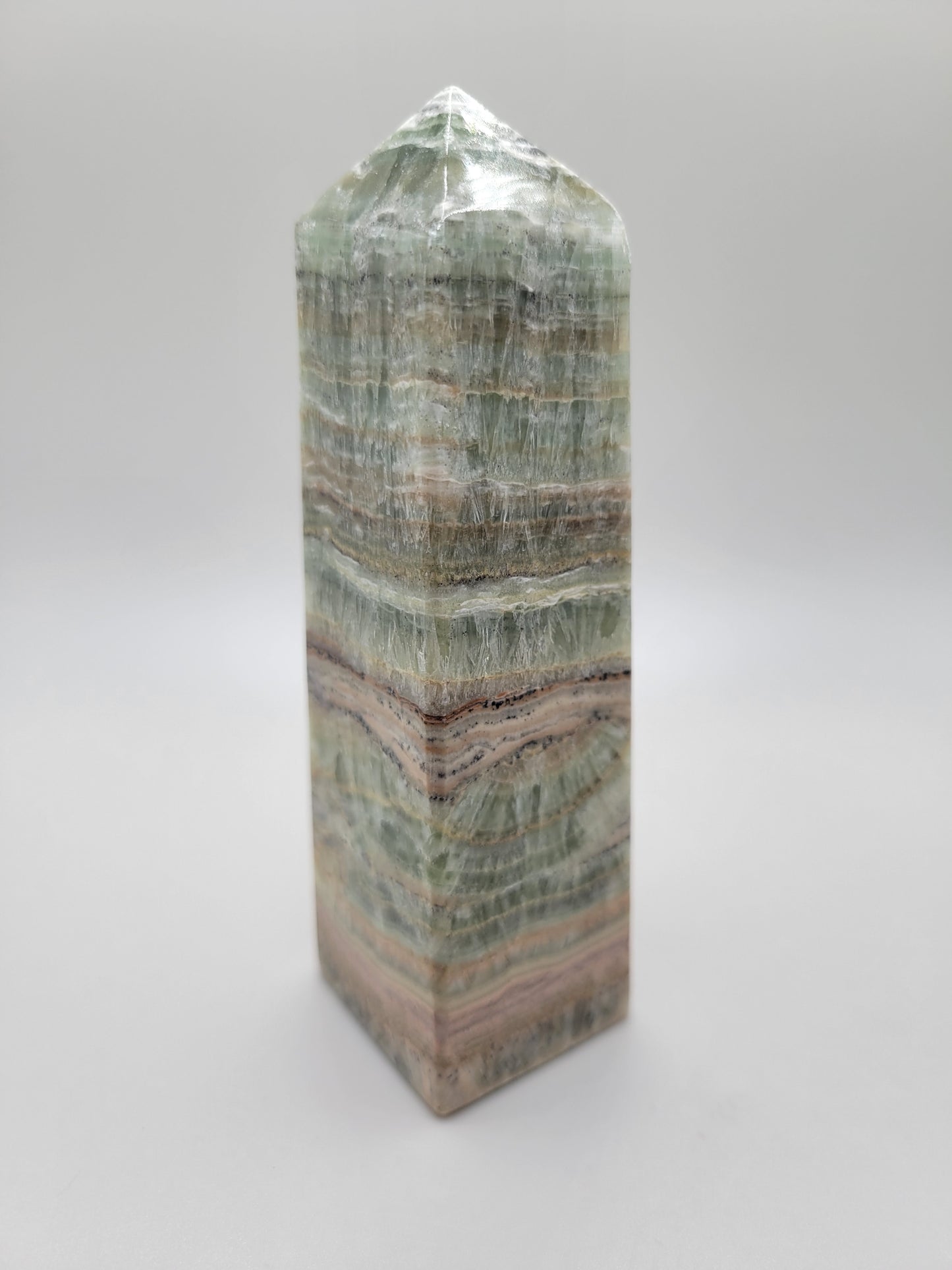 Green Banded Onyx Tower