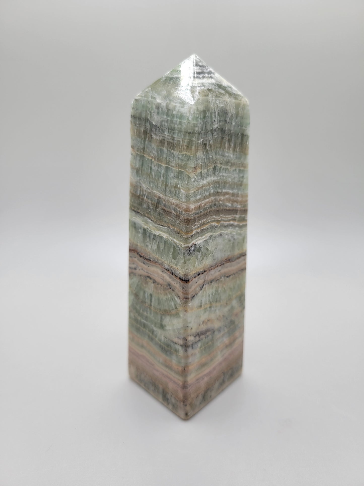 Green Banded Onyx Tower