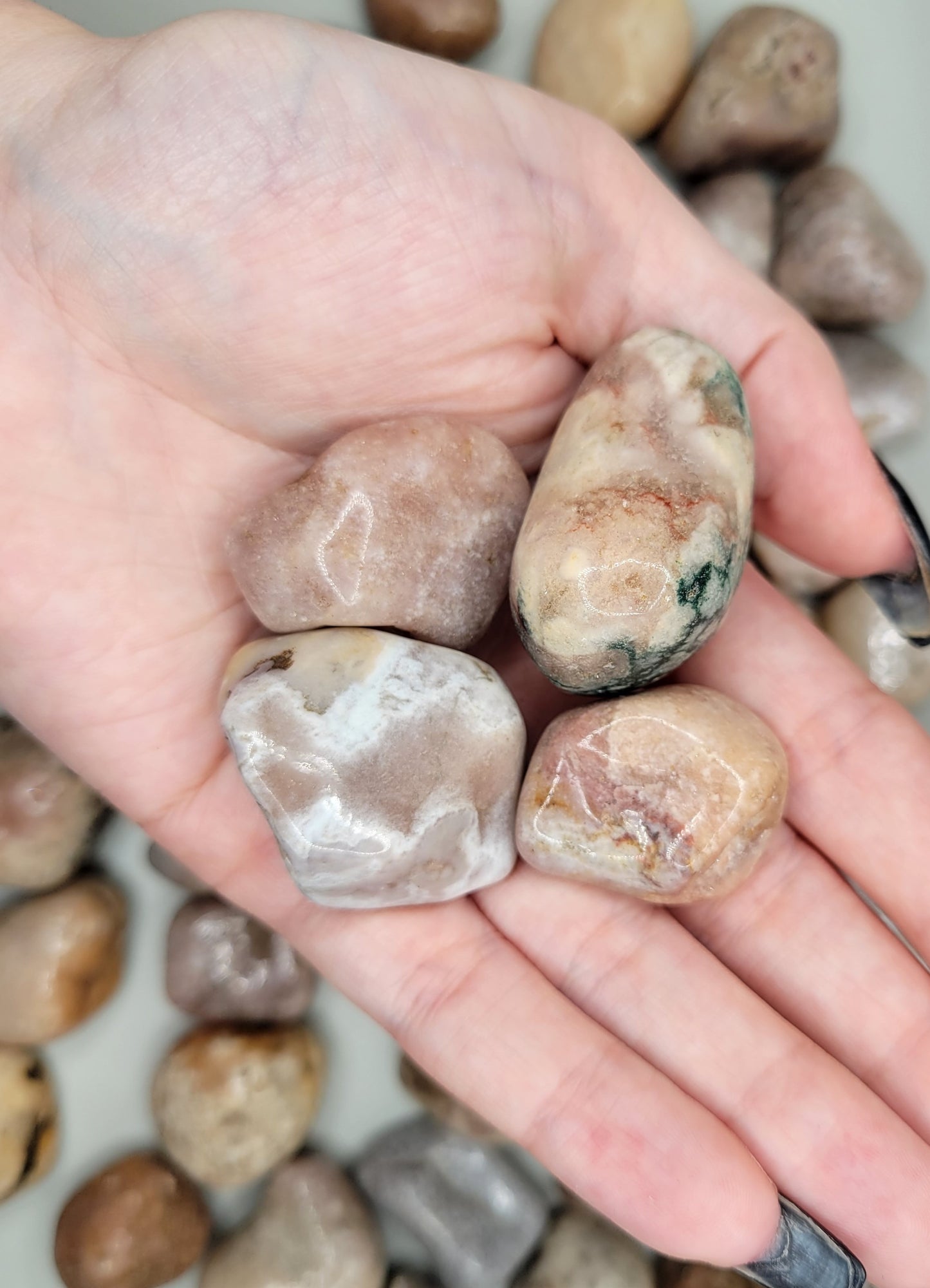 Pink Amethyst Tumbles