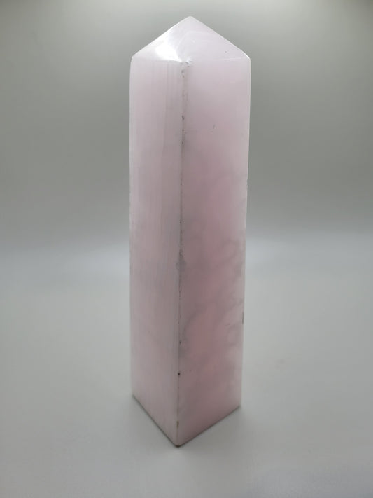 Pink Mangano Calcite Tower