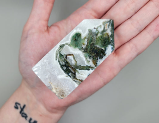 Mossy Tree Agate Tower F