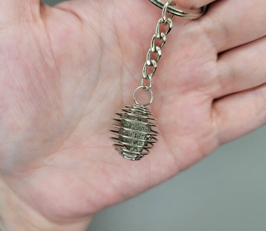 Pyrite Keychain