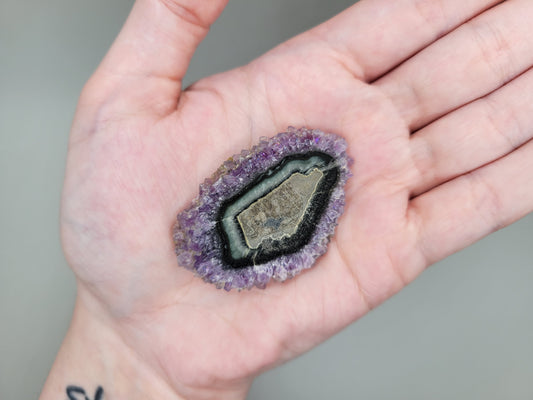 Amethyst Stalactite Slice